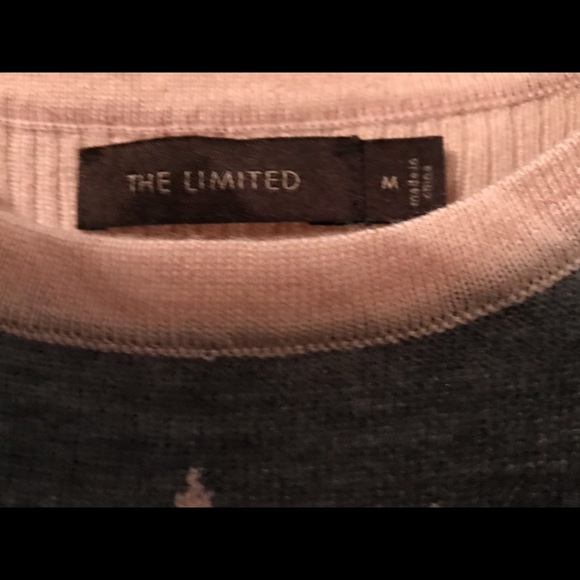 Thr Limited pink w/ gray dots short sleeve sweater - Picture 9 of 15